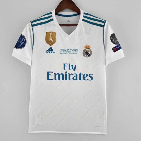 17/18 Real Madrid Home UCL Final Jersey