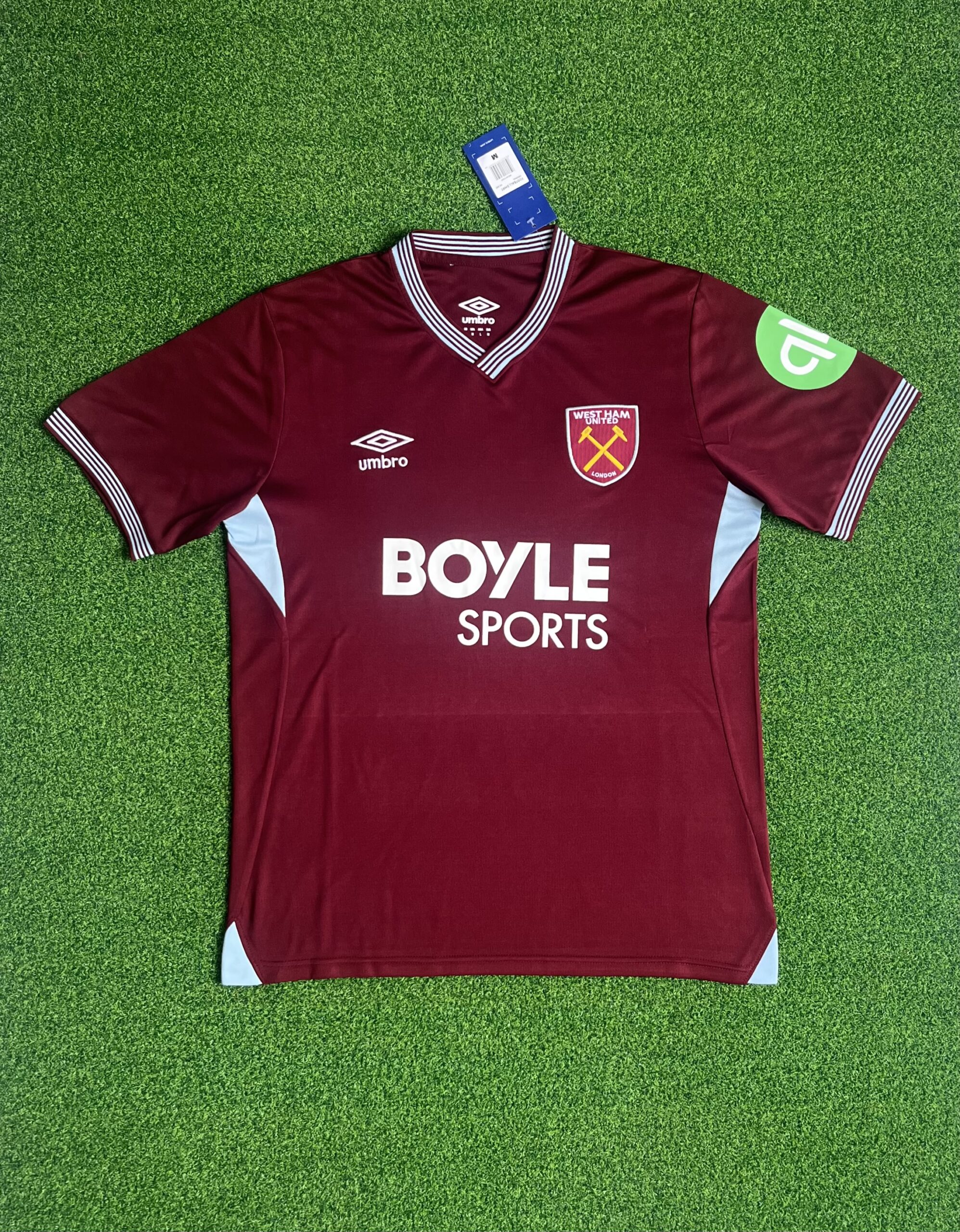 5878-1 25/26 West Ham Home Jersey - Image 1