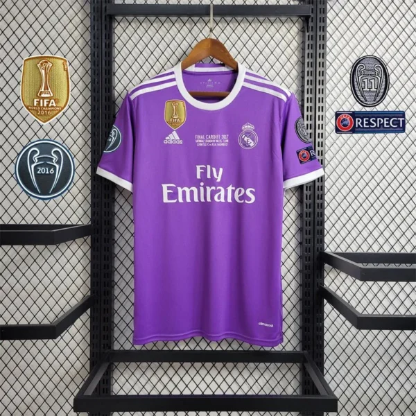 16/17 Real Madrid Away UCL Final Jersey